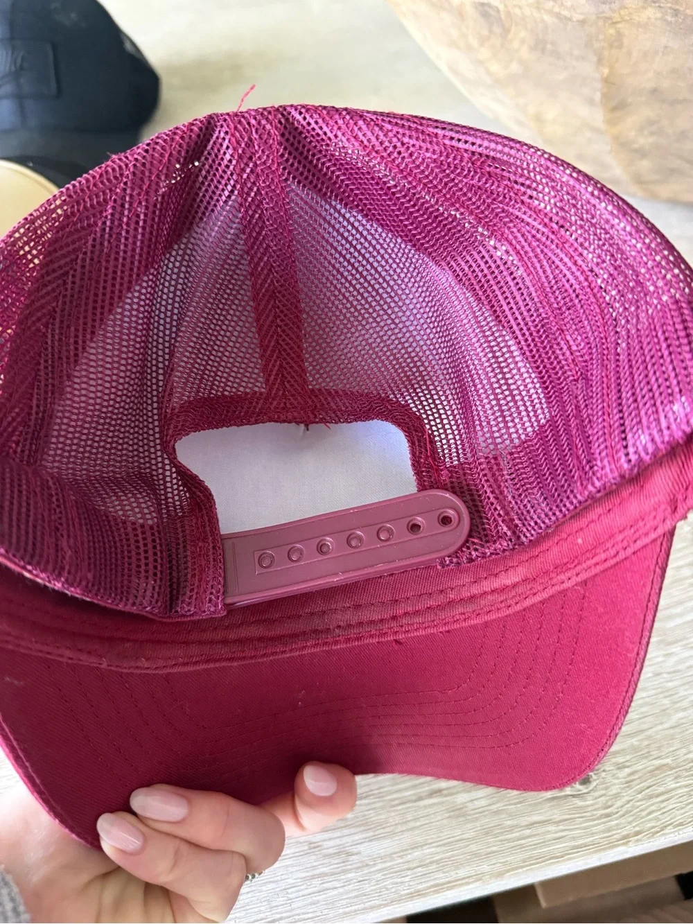 Bass Pro Shops Burgundy Logo Trucker Hat